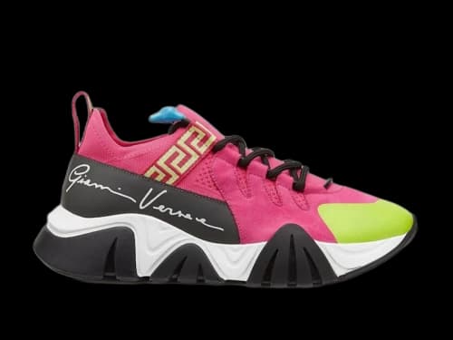 Versace Squalo Knit Pink Green (Women's)