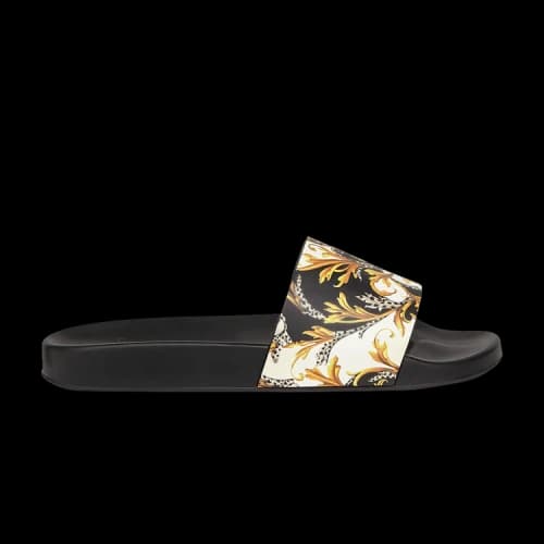 Versace Slide 'Acanthus Print'