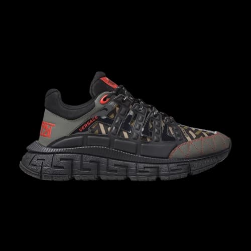 Versace Trigreca 'Black Red'