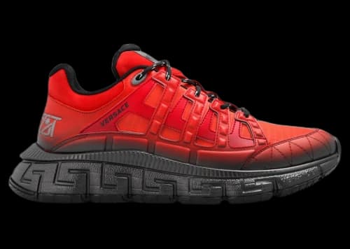 Versace Trigreca Scarlet Gunmetal
