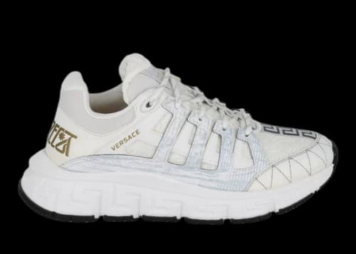 Versace Trigreca Low Top White Light Blue
