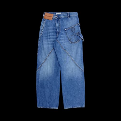JW Anderson Twisted Workwear Jeans 'Light Blue'