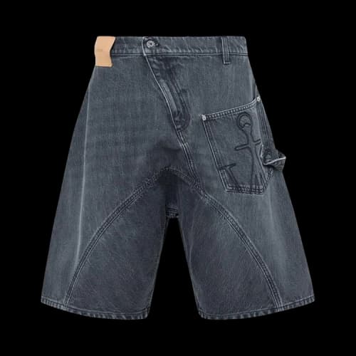 JW Anderson Twisted Workwear Shorts 'Grey'