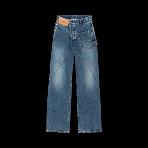 JW Anderson Twisted Workwear Jeans 'Mid Blue'