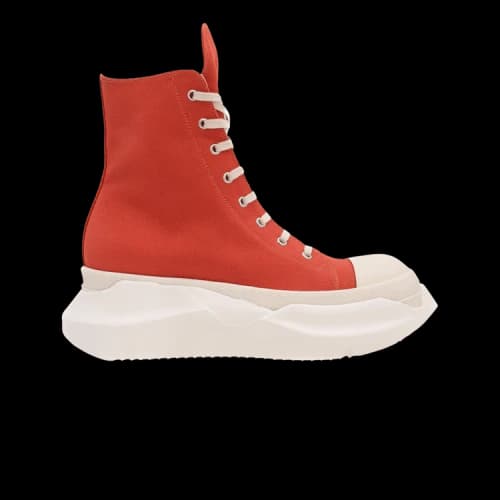 Rick Owens DRKSHDW Fogachine Cotton Denim Abstract High 'Orange Milk'