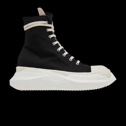 Rick Owens DRKSHDW Fogachine Cotton Nylon Abstract High 'Black Milk'