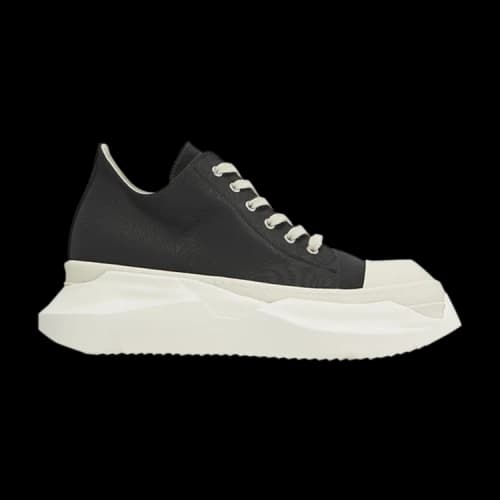Rick Owens DRKSHDW Fogachine Cotton Nylon Abstract Low 'Black Milk'