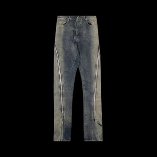 Rick Owens DRKSHDW Mineral Pearl Denim Bolan Banana Pants 'Pearl Degrade'