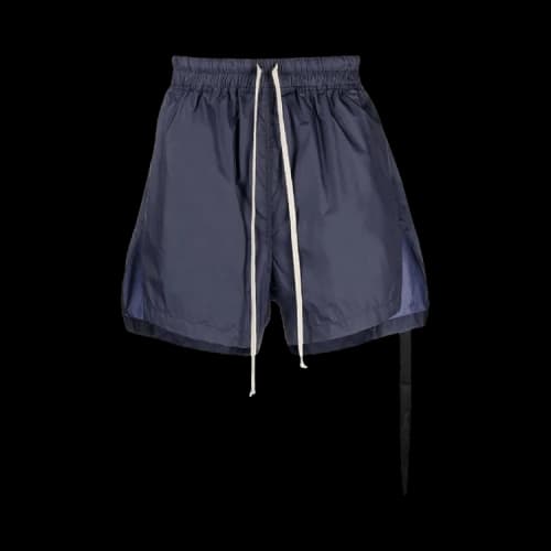 Rick Owens DRKSHDW Drawstring Waist Mini Shorts 'Indigo'