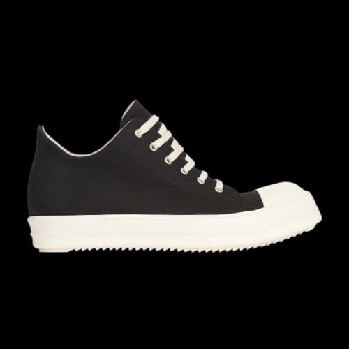 Rick Owens EDFU DRKSHDW Canvas Low 'Black Milk'