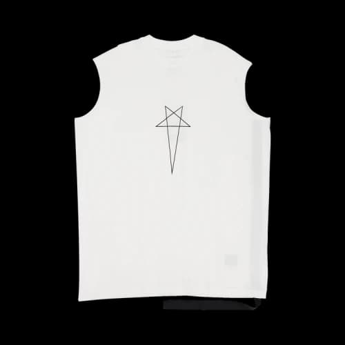Rick Owens DRKSHDW Tarp T 'Milk/Black'