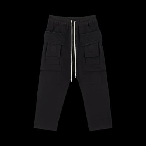Rick Owens DRKSHDW Creatch Cargo Drawstring Pants 'Black'