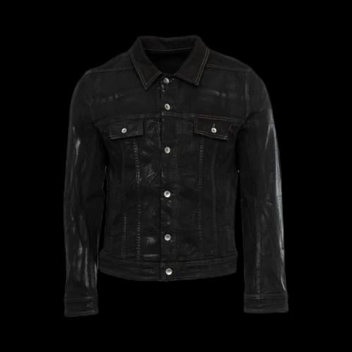 Rick Owens DRKSHDW Denim Trucker Jacket 'Black'