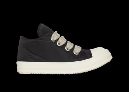 Rick Owens Jumbo Lace Recycled Puffer Low Black Milk SS24