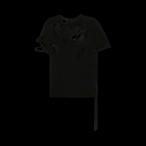 Rick Owens DRKSHDW Destroyed Level T-Shirt 'Black'