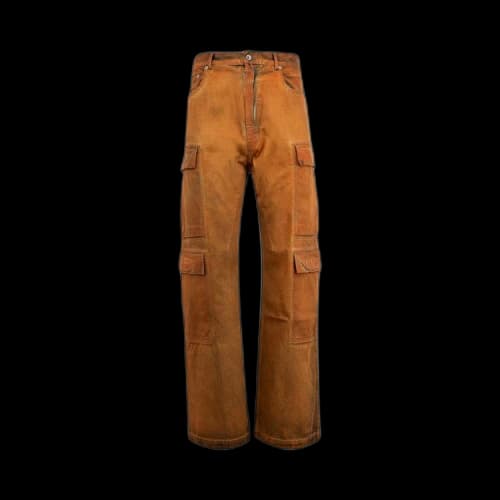 Rick Owens DRKSHDW Double Cargo Jeans 'Orange'