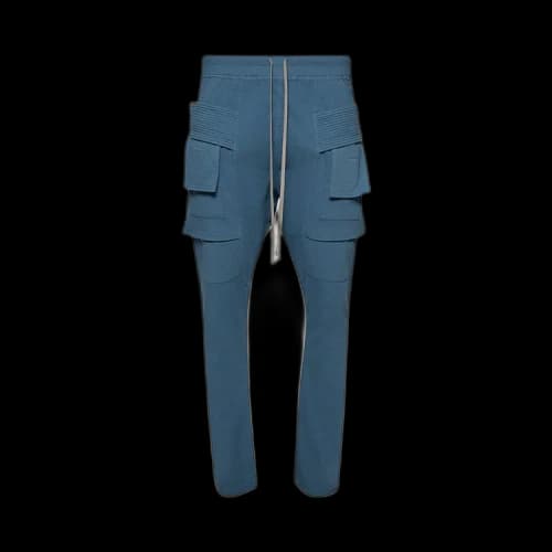 Rick Owens DRKSHDW Creatch Drawstring Cargo Pants 'Toothpaste'