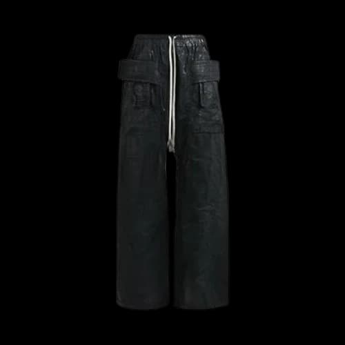 Rick Owens DRKSHDW Creatch Wide Drawstring Cargo 'Black'