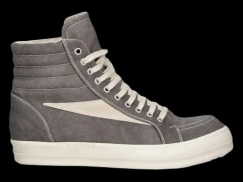 Rick Owens DRKSHDW Vintage High Sneaks Dust Milk Milk