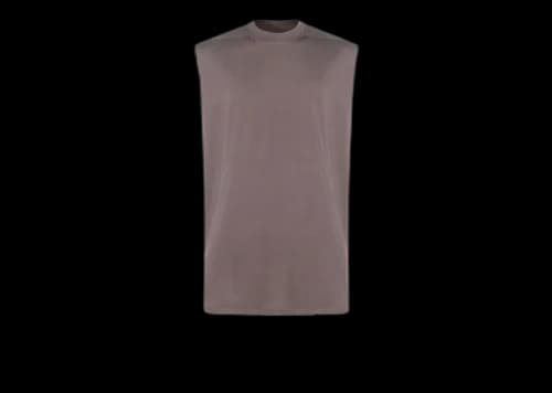 Rick Owens DRKSHDW Sleeveless Tank Top Brown