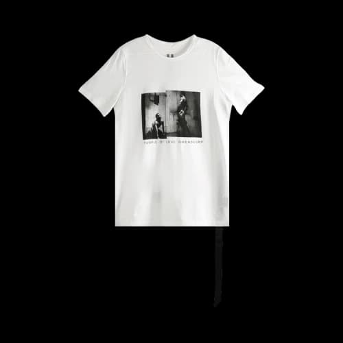 Rick Owens DRKSHDW Level T-Shirt 'Milk/Black'
