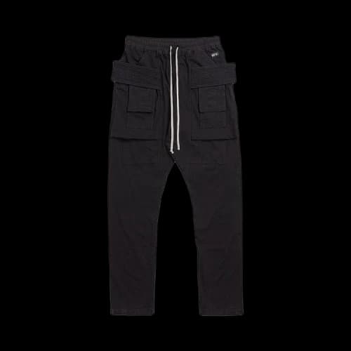 Rick Owens DRKSHDW Drawstring Creatch Cargo Pants 'Black'