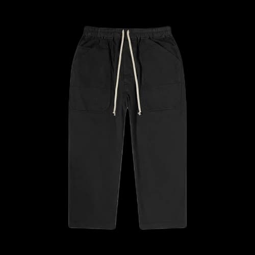 Rick Owens DRKSHDW Mountain Drawstring Cropped Pants 'Black'