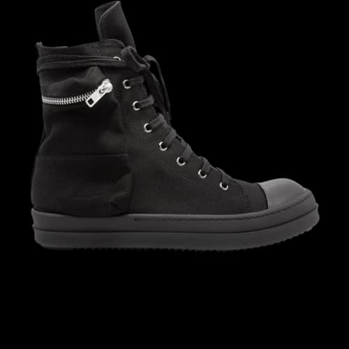 Rick Owens DRKSHDW Gethsemane Cotton Cargo High 'Triple Black'