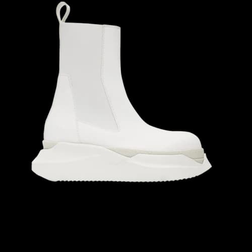 Rick Owens DRKSHDW Gethsemane Beatle Abstract Boots 'Natural'