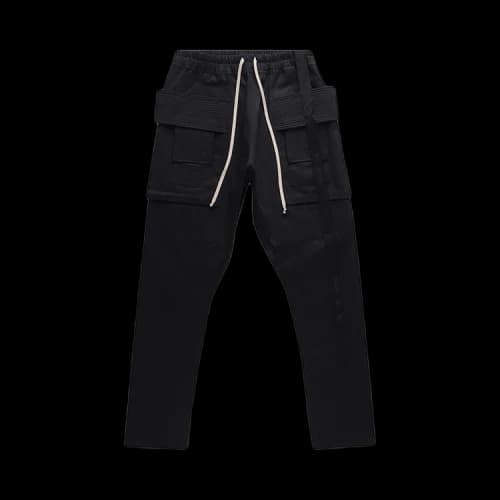 Rick Owens DRKSHDW Creatch Cargo Drawstring Pants 'Black'