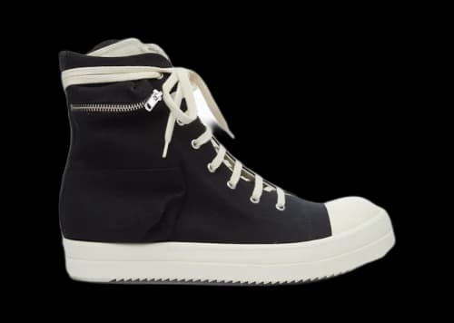 Rick Owens DRKSHDW Cargo Lace Hi Black Milk