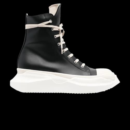 Rick Owens DRKSHDW Strobe Fabrics Abstract High 'Black Milk'