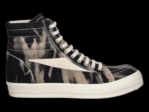 Rick Owens DRKSHDW Vintage High Sneaks Black Terra