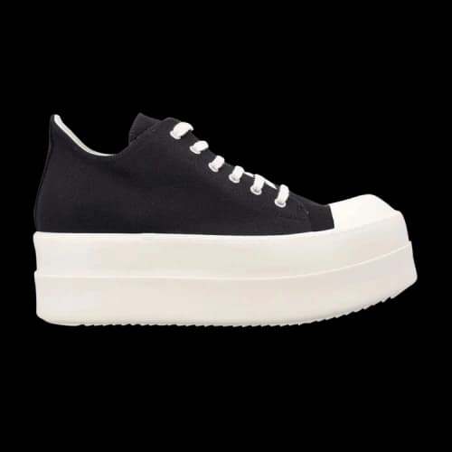 Rick Owens DRKSHDW Double Bumper Low 'Black Milk'