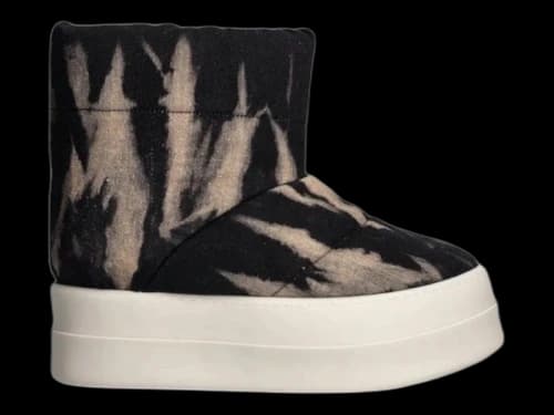 Rick Owens DRKSHDW Mega Bumper Low Lunar Boot Black Beige