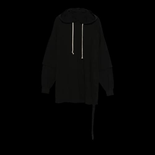 Rick Owens DRKSHDW Tommy Hustler Hoodie 'Black'