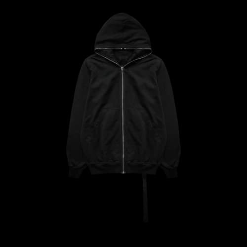 Rick Owens DRKSHDW Jumbo Gimp Zip Hoodie 'Black'