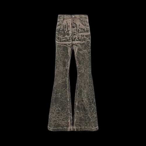 Rick Owens DRKSHDW Bolan Bootcut 'Black Washed Foil'