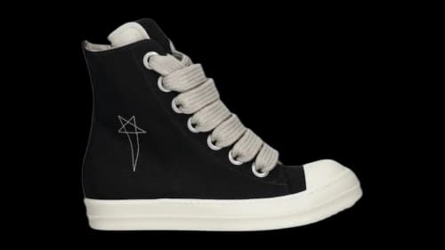 Rick Owens DRKSHDW Jumbolace High Black Milk