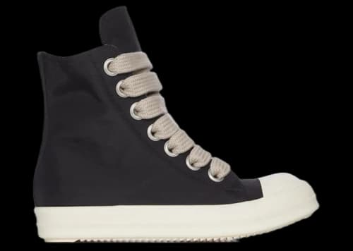 Rick Owens DRKSHDW Concordians Jumbo Lace High Black Milk Nylon Canvas