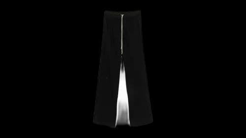 Rick Owens DRKSHDW Wide Pusher Felpa Pants Black