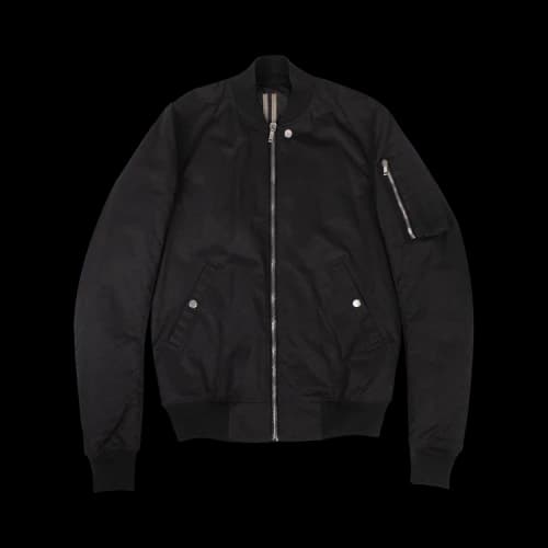Rick Owens DRKSHDW Flight Quilted Bomber Jacket 'Black'