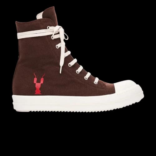 Rick Owens DRKSHDW Coated Canvas High 'Brown'