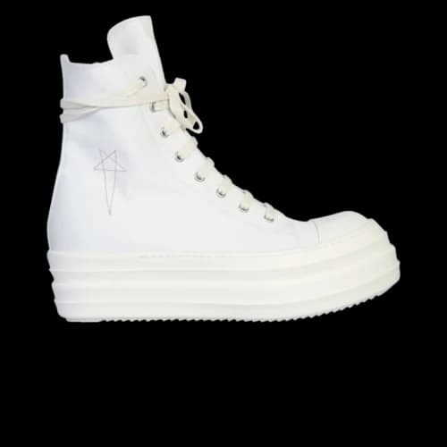 Rick Owens DRKSHDW Double Bumper High 'Star - White'