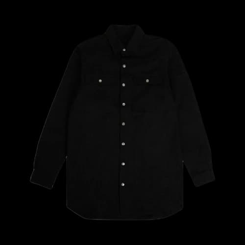 Rick Owens Graphic Print Outershirt 'Black'