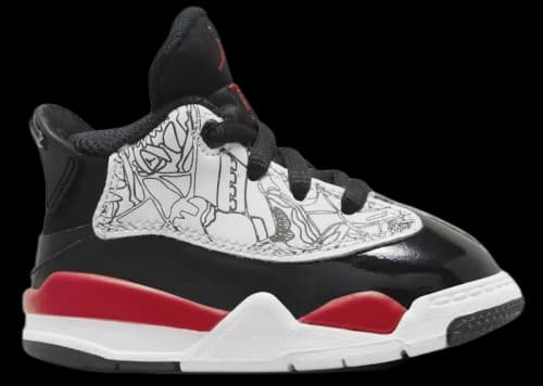 Jordan Dub Zero White Black Fire Red (TD)