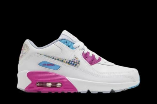 Nike Air Max 90 Leather SE GS 'Bright Colors!'