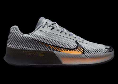 Nike Court Air Zoom Vapor 11 Clay Wolf Grey Laser Orange
