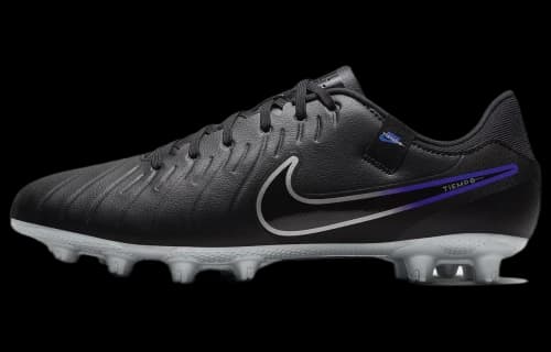 NIKE Tiempo Legend 10 Academy HG Spikes 'Black Hyper Royal Chrome'