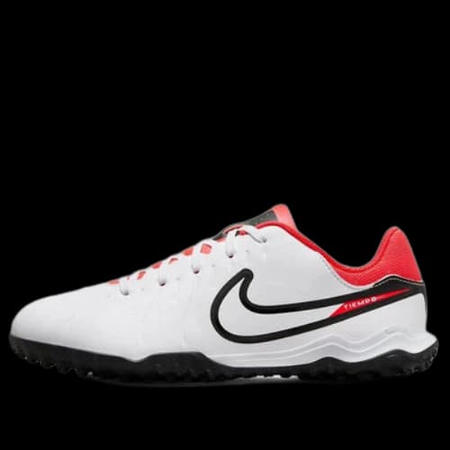(GS) Nike Jr. Tiempo Legend 10 Academy Turf 'White Bright Crimson'